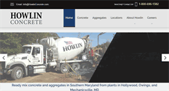 Desktop Screenshot of howlinconcrete.com